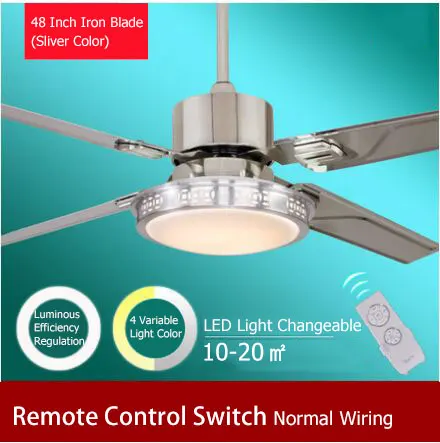 Led Ceiling Fan Light With Remote Control Switch Luminous Led Ceiling Fan Light With Remote Control Switch Luminous Efficiency Regulation And 4 Variable Color Free Shipping