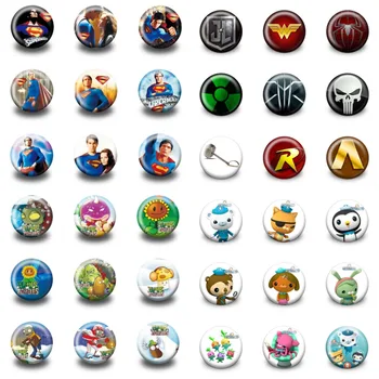

900Pcs Hot Cartoon Round Badges Souvenir Icon Buttons Pins Badges Clothes Bag Accessories Gifts for Kid 3.0CM Diameter