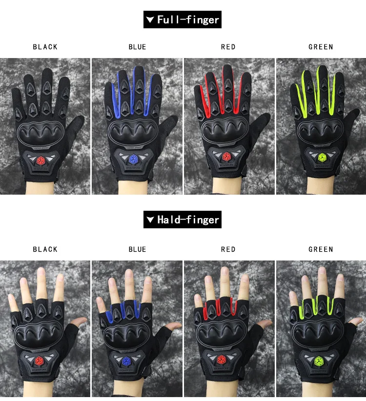 Scoyco перчатки guantes мотоциклетные полный палец Высокая защитная оболочка кремния мотокросса MX МОТОЦИКЛ мотоциклетные cicleta черный MC29