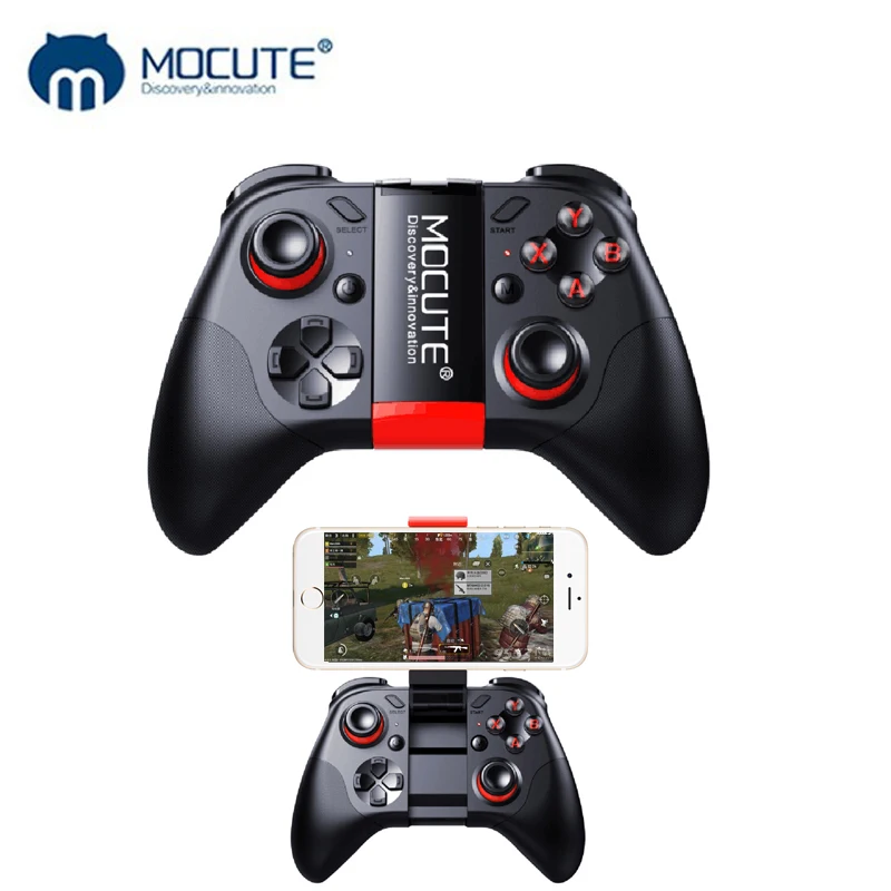 Mocute 054 Bluetooth геймпад мобильный Джойстик Android беспроводной VR контроллер смартфон планшет ПК телефон Смарт ТВ игровой коврик