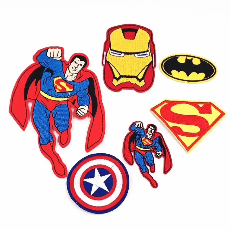 Captain Marvel Super Hero Embroidered Iron on Sew on Patch Badge For Clothes etc