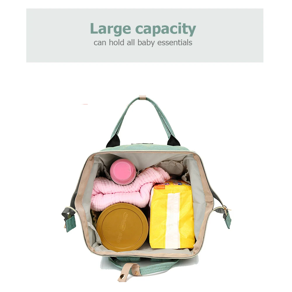 2018 Мода мумия для беременных пеленки мешок большой для кормящих сумка рюкзак дизайнер сумка для Коляски Baby Care высокого качества
