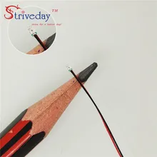 10pcs/lot 1206 SMD Pre-soldered micro litz wired LED leads resistor 8-12V 20cm DIY 9 Colors can choose DIY