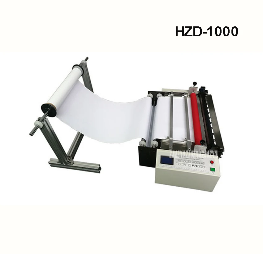 HZD-1000 1.2kw ماكس عرض 100 سنتيمتر التلقائي الكهربائية ورقة المتقلب الثابتة طول قطع آلة القماش فيلم مرشح ورقة القاطع