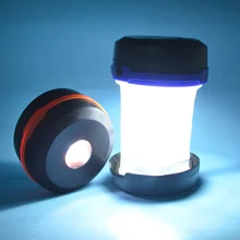 2 шт Портативные Выдвижные светодиодные фонари для кемпинга огни Ночной рыбалки на открытом воздухе кемпинга походные принадлежности наружного освещения