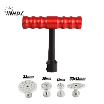 

WHDZ Tools Paintless Dent Repair Tools Dent Removal Mini Red Hand Lifter Dent Puller Small Red T-Bar Suckers Tool Kit