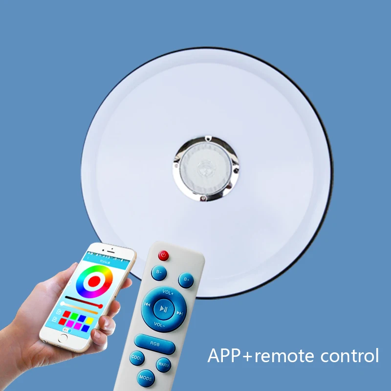 

Modern LED Ceiling Light RGB Dimmable 36W APP Remote Bluetooth Music Light Living Room Baby Bedroom Ceiling Light AC85-265V