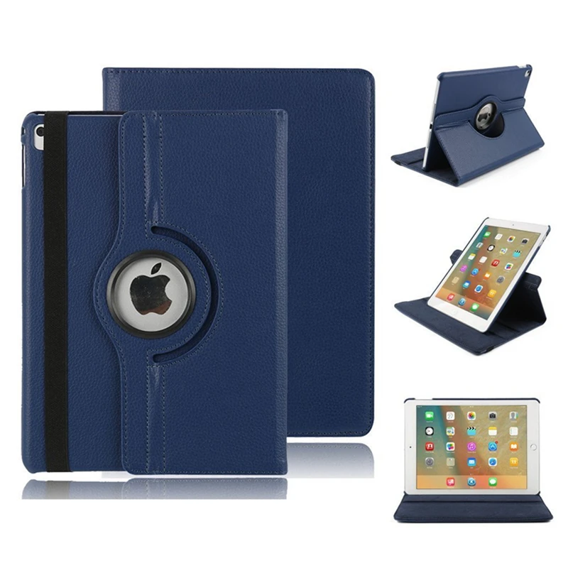 

Smart Case for Apple iPad Pro 9.7 Inch 2016 Magnetic Auto Wake Up Sleep Flip Litchi Leather Cover With Smart Stand Holder