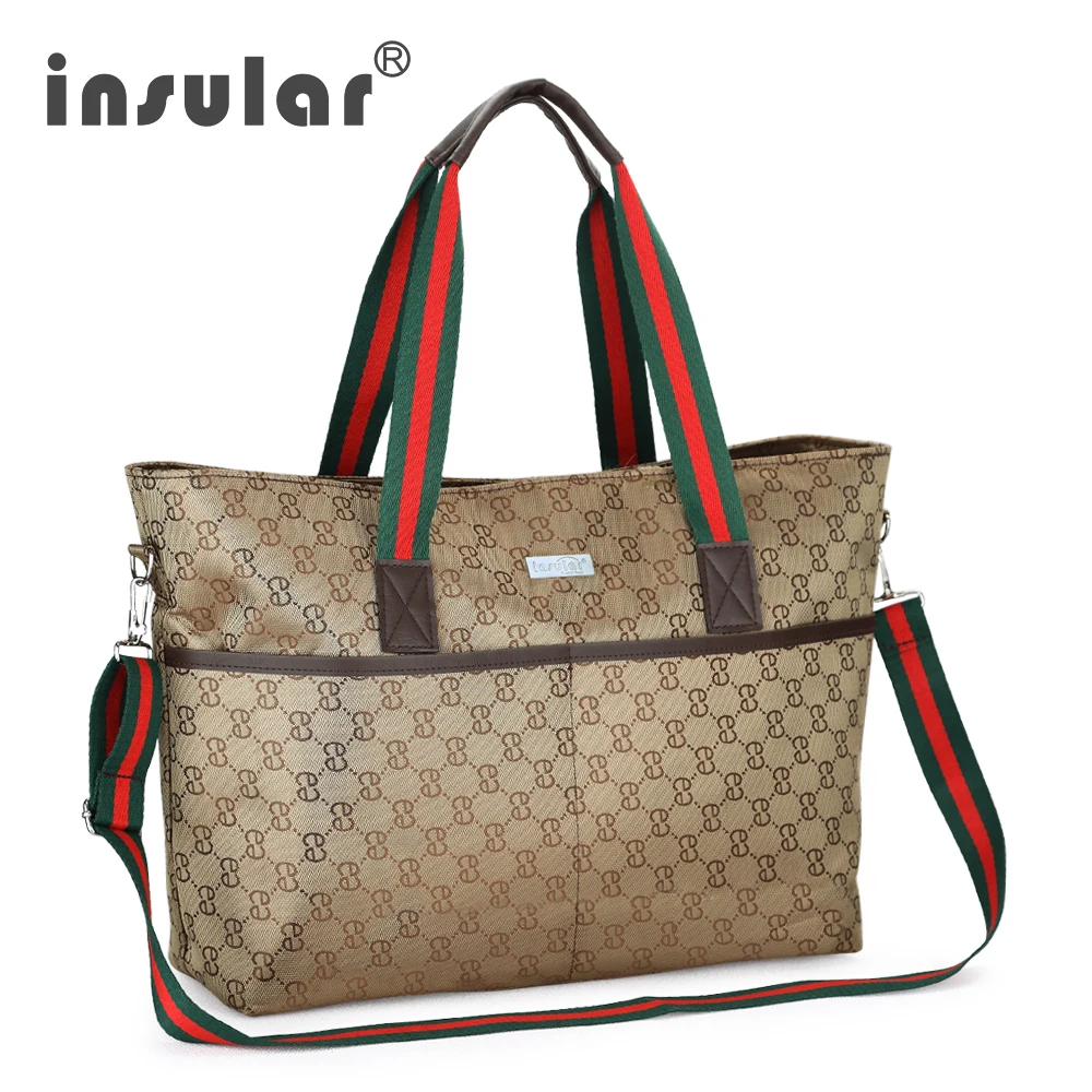 

Insular New Maternity Bag for Mummy Diaper Bag Waterproof Baby Stroller Bag Large Capacity Nursing Bags for Baby Care Messenger