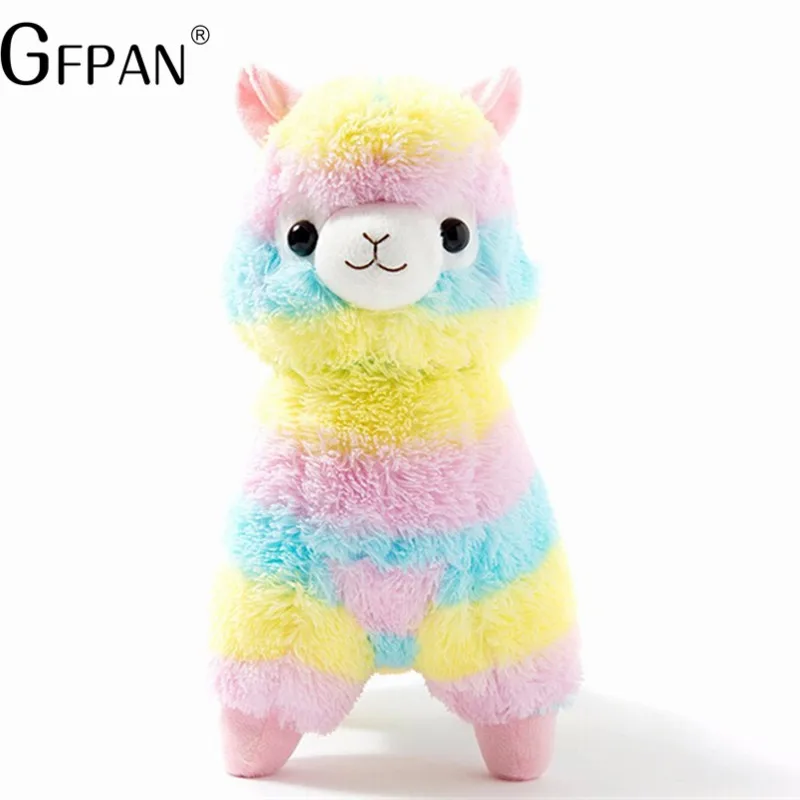 2019 Лидер продаж 35/45 см Радуга Альпака Плюшевые Овец Игрушка японский Soft Alpacasso Фаршированные Животные прекрасный подарок для девочек