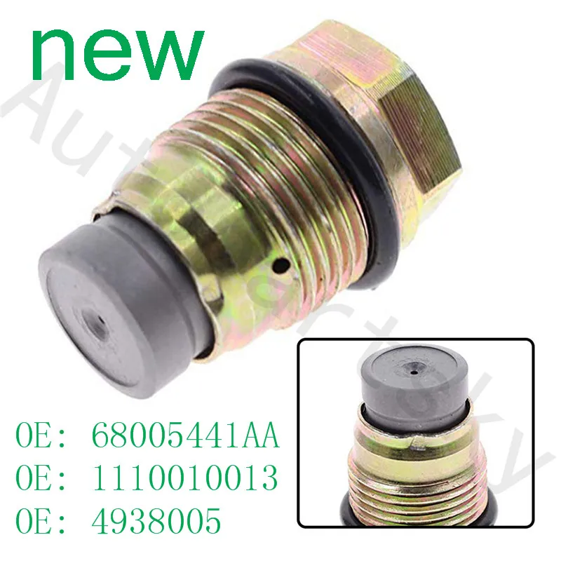 

OEM 68005441AA 1110010013 New Fuel Rail Pressure Relief Valve 4938005 For Dodge RAM 6.7L for Cummins Diesel w/ Good Quality