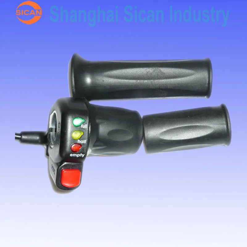 Electric Bike 24V Gas Throttle Twist Thumb Throttle LED