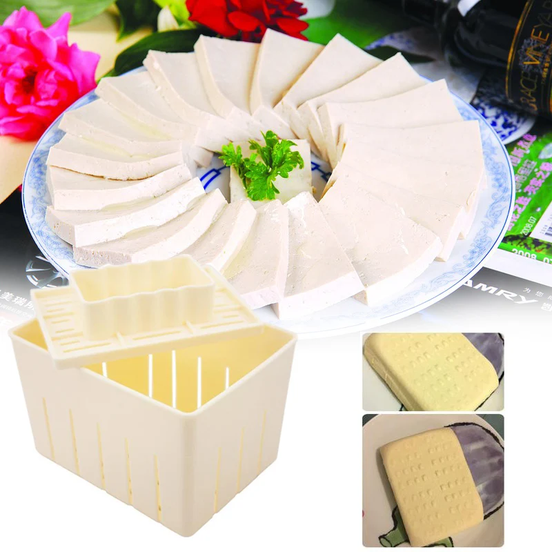 

with Separator Tofu Maker Box Press Mold Kit DIY Practical Home Instrument Pres Kitchen & Dining Cheese Tool Restaurant