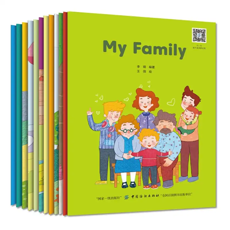 新 12 本 は私の家族の教育英語色絵本子供英語読書絵本 Literature Fiction Aliexpress