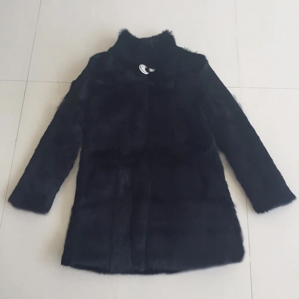De Casual Véritable La black Longues Usine Avec Lapin Personnaliser Taille 2018 Ksr235 Manches Femmes puple Grand grey Plus Perles Beige Pardessus Boucle Fourrure Réel red khaki Manteau dvaxSSqEw