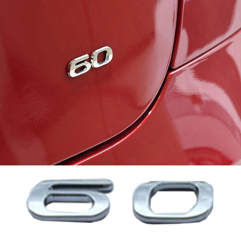 

1pcs Emblem Word Decals Set Chrome Emblem Word P100D PD 75 90 100 Badge P90D