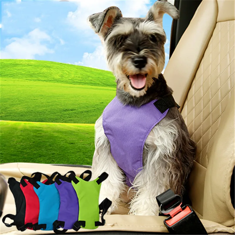 Dog Car Seat Belt Harness Travel Safety Strong Strap Fit Vehicle