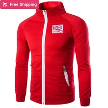 Heißer Verkauf Männer Beiläufige Dünne Hoodies Volle Hülse Stehkragen Sweatshirts