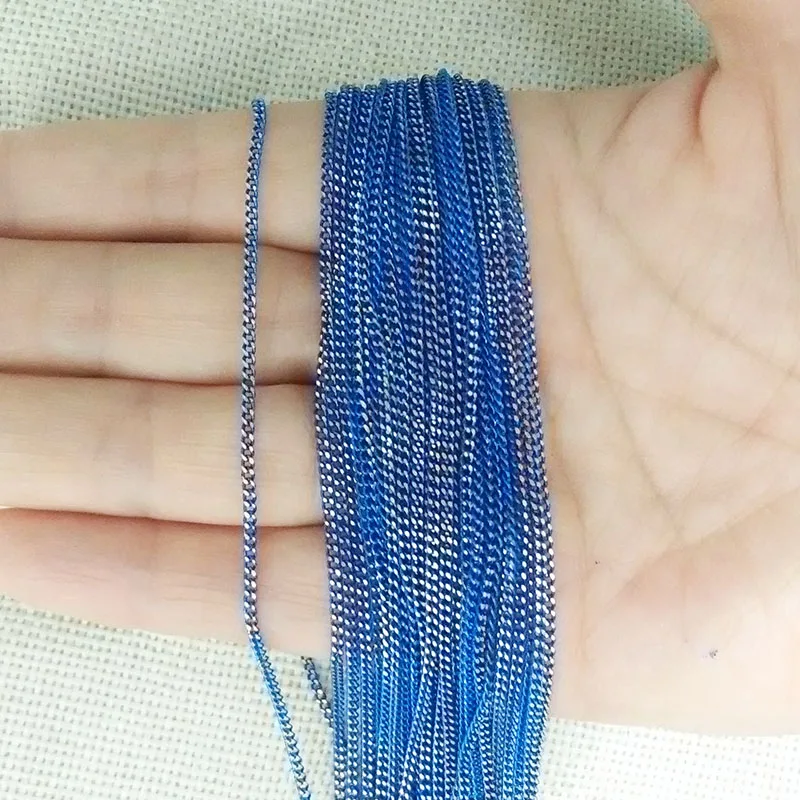 3 meter sprey paint chains tiny Links linked Opened Cable Chain tassels