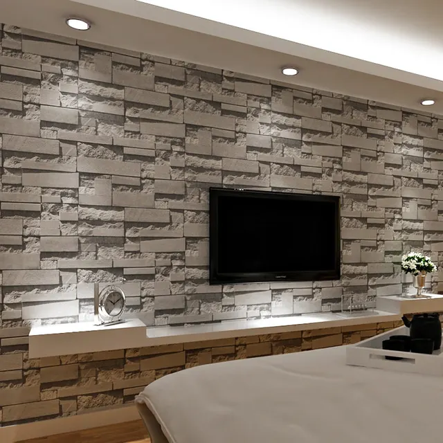 3d relief pierre brique papier peint moderne simple salon chambre tv canap caf restaurant toile de - Papier Peint Design Pour Salon 3d relief pierre brique papier peint moderne simple salon chambre tv canap caf restaurant toile de - Papier Peint Design Pour Salon