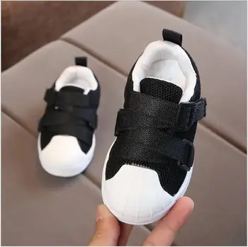 

New Children Shoes Girls Boys Sport Shoes Antislip Soft Bottom Kids Fashion Sneaker Comfortable Breathable Mesh