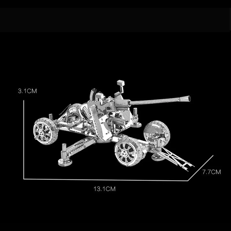 4 шт. набор HK Nan yuan 3D металлический пистолет головоломка военное оружие DIY лазерная