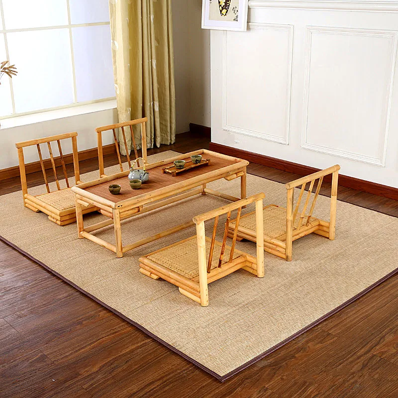 180x180 Cm Bambus Teppich Teppiche Platz Boden Teppich Soft