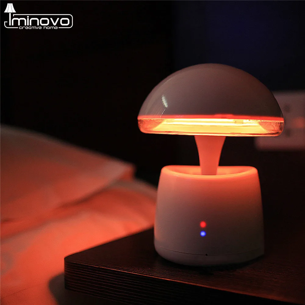 IMINOVO Led UFO Table Lamp Remote Magic Bluetooth Speaker Bedside Desk