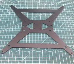4 мм черный анодированный алюминий Y перевозки пластины 3D Тарантул/HE3D 3D-принтеры обновления с подогревом опорная решетка пластины