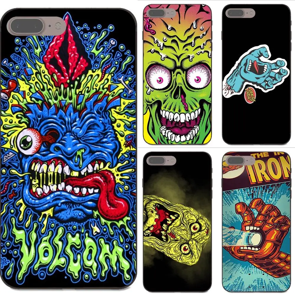 

TPU Print Capa Skateboard Skate Santa Cruz For Huawei Honor 5A 6A 6C 7A 7C 7X 8A 8C 8X 9 10 P8 P9 P10 P20 P30 Mini Lite Plus