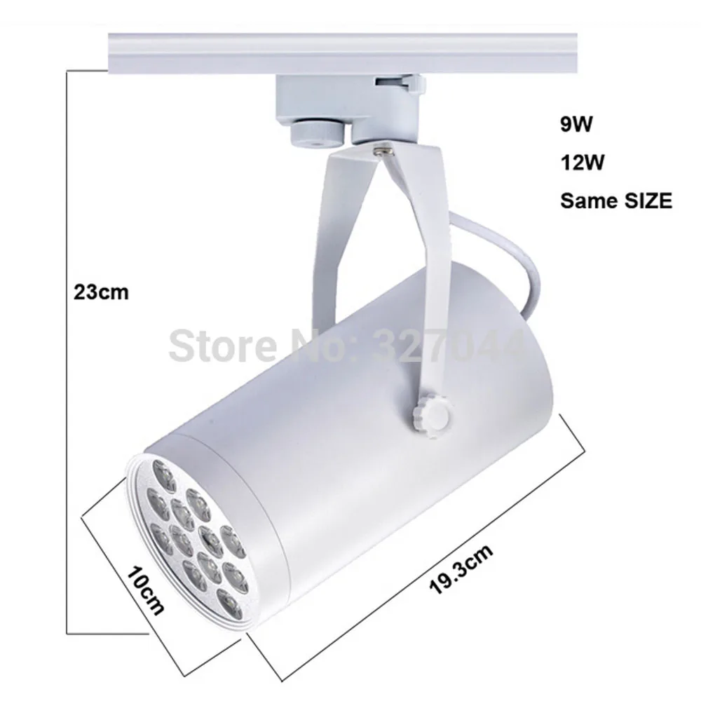 

20pcs12X2w 24W LED track light spotlight Suspend mounted or ceiling LED track lighting for clothing shop jewel store showroom