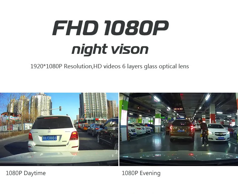 Новинка HD 1080P Автомобильный Wifi DVR рекордер Универсальная автомобильная камера 170 градусов Поддержка приложения управление автомобилем gps камера Ночной версии