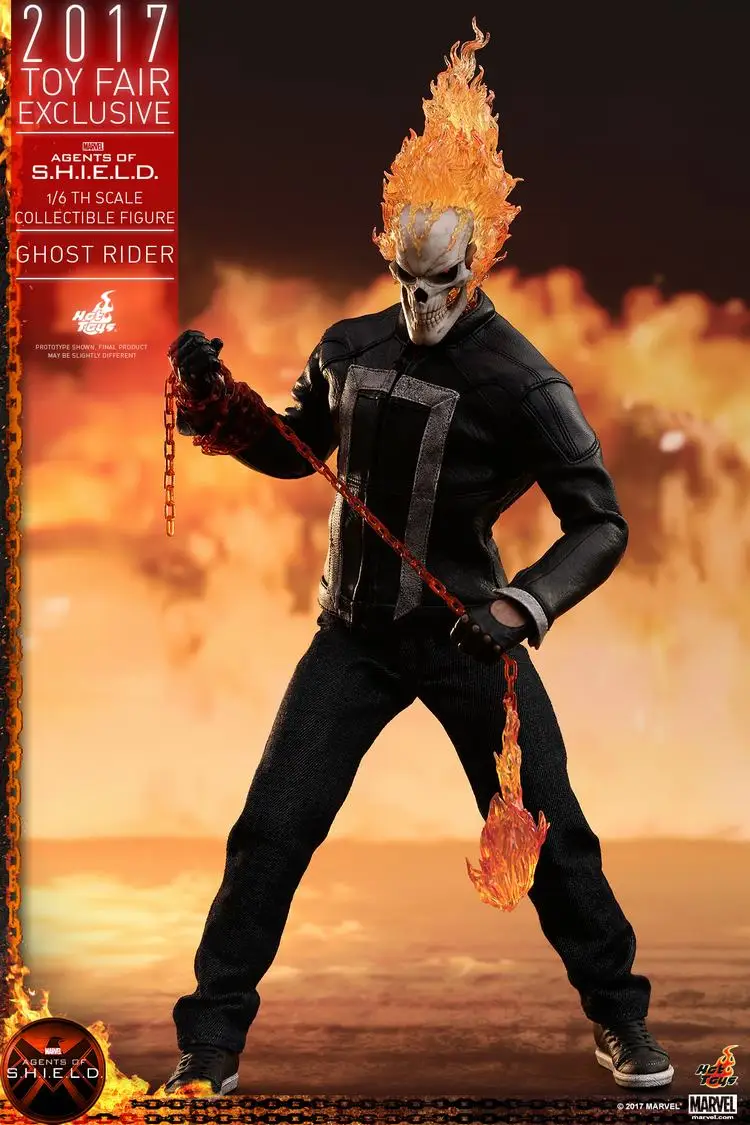 HT HotToys TMS005 1/6 агентов Щ. И. Т. Ghost Rider CICF Exbition версия Коллекция фигурка