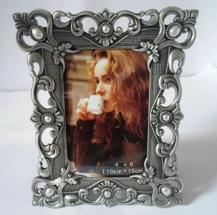 

Classicial frame europe metal photo frame 3 colors to choose