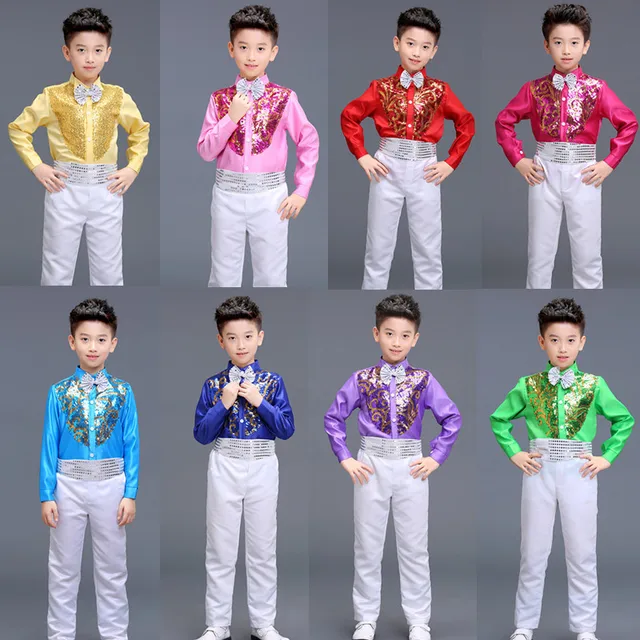 Buy Children choir costume boy sequins Boys choir