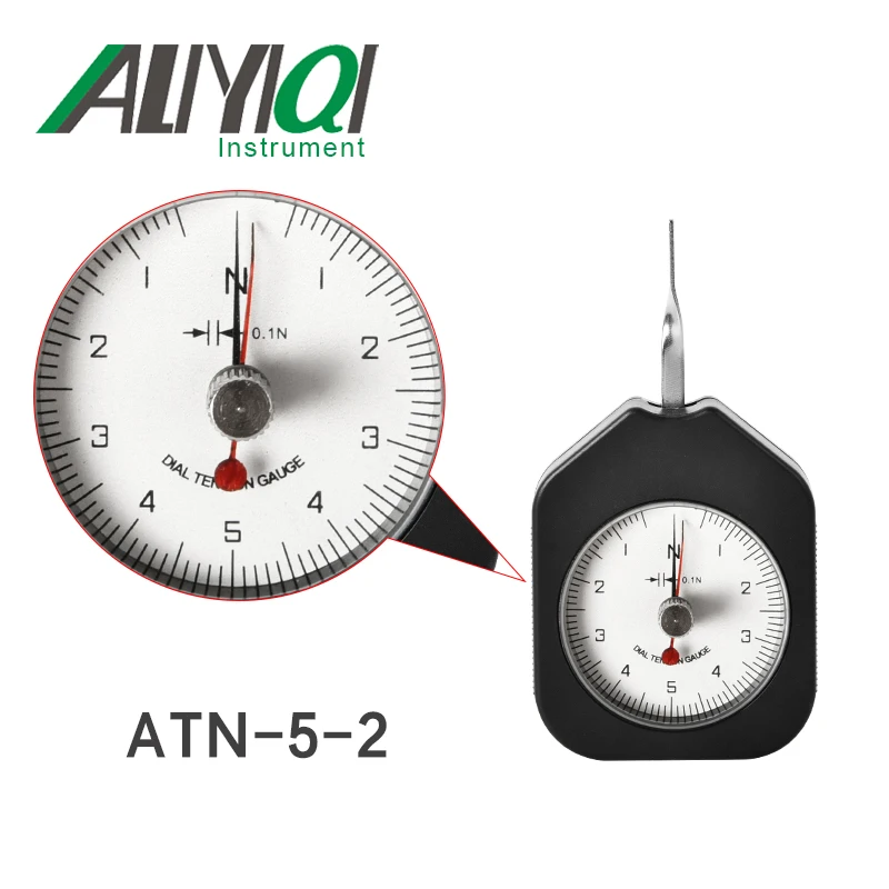 

5N dial tension gauge tensionmeter double pointers(ATN-5-2)tensiometro