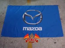 mazda racing flag, 90*150CM polyster flagking brand flag