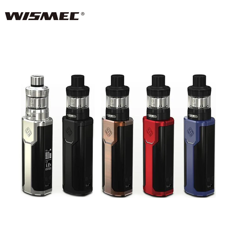 Original Wismec Sinuous P80 with Elabo Mini Kit 2ML atomizer 0.2ohm Sinuous P80 Box MOD 80W  Electronic Cigarette Vape Vaporizer