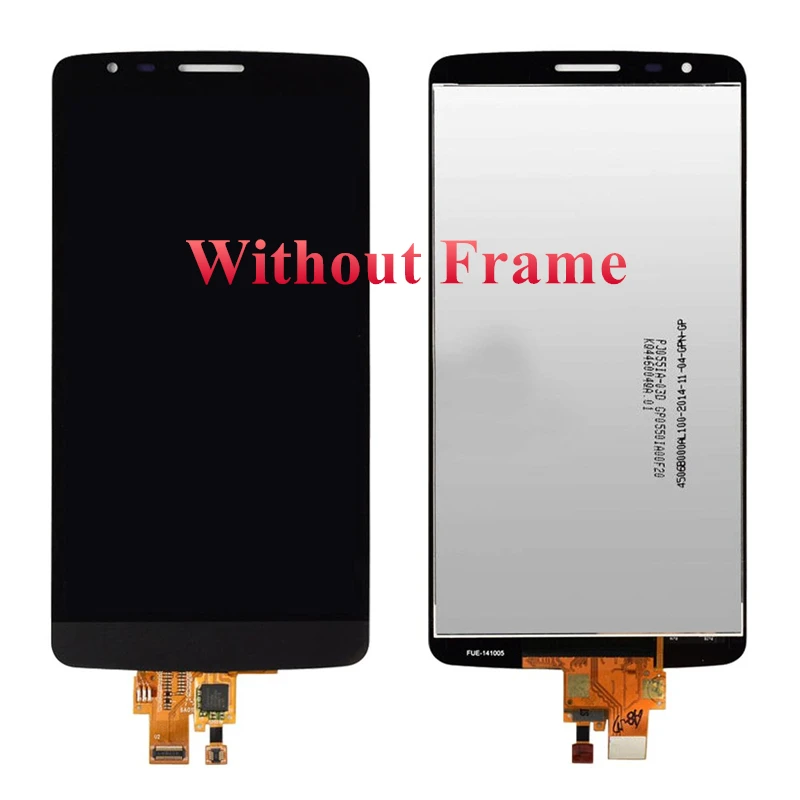 100% Протестировано для LG G3 D850 D851 D855 ЖК дисплей сенсорный экран с рамкой дигитайзер