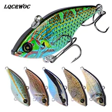 5.4cm 14g Winter Hard Fishing Lure VIB vibration Bionic lifelike Bait With Lead Inside Diving Swivel Wobbler sinking Crankbait