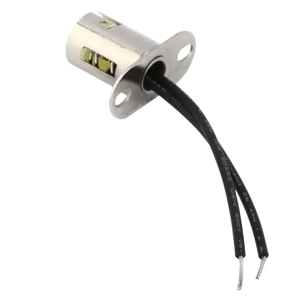 1pcs 1157 BAY15D LED Light Bulb Socket Holder with Wire Connector for Car Truck Light Weight Easy to use