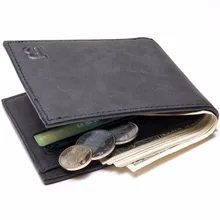Con Bolso de La Moneda de la cremallera de los nuevos hombres carteras de cuero para hombre monedero pequeño dinero monederos Nuevo Diseño Dólar Precio Top Hombres Delgados billetera