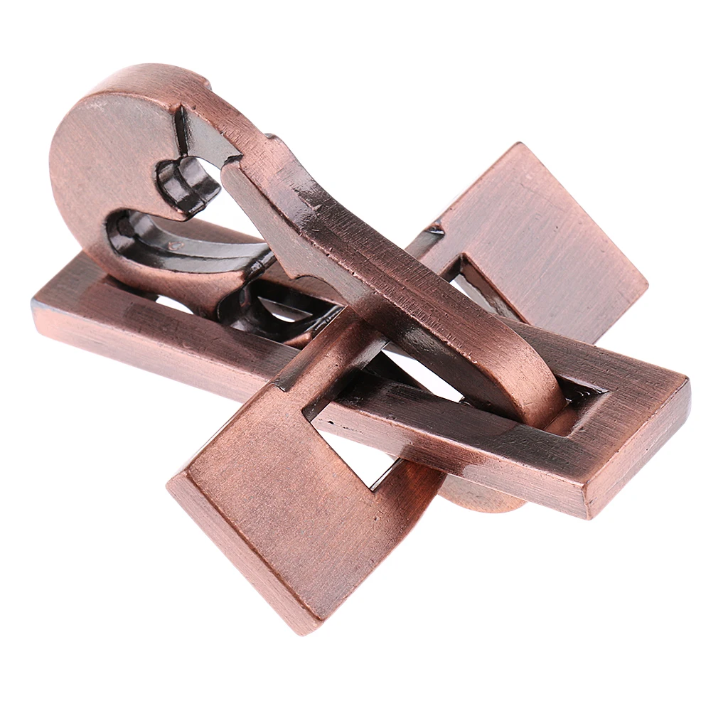 Zinc Alloy Classic Brain Teaser Keys Lock & Plane Puzzle Toy for Kids Adults