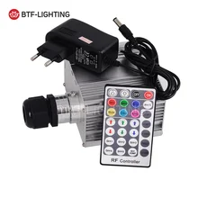 10 Вт RGBW светодиодный волоконно-оптический двигатель машина драйвер 28key RF пульт дистанционного управления белый+ цвет колеса, скорость вращения, изменение моделей