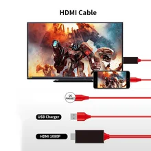 ТВ-палка HDMI ТВ кабель для apple, USB экран зеркального отображения ТВ 1080P HD для iphone 6s plus iphone 7 7plus ipad