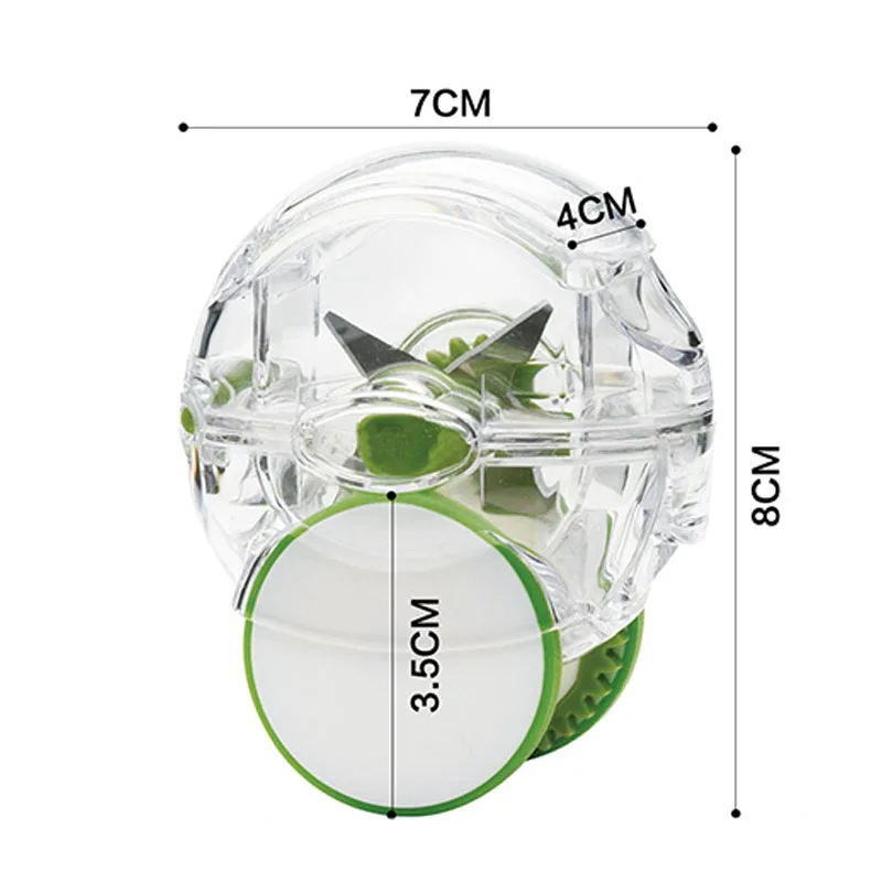 Мини-Вращающийся измельчитель для чеснока, Пластиковая дробилка для чеснока, новинка, кухонный инструмент, бытовая терка для чеснока, имбирь, кухонные аксессуары