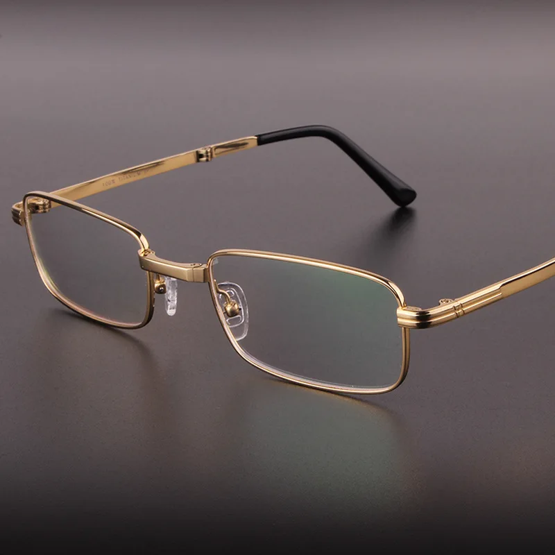 Man Titanium Glasses Male foldable Optical Men Eyeglasses Frame Classic