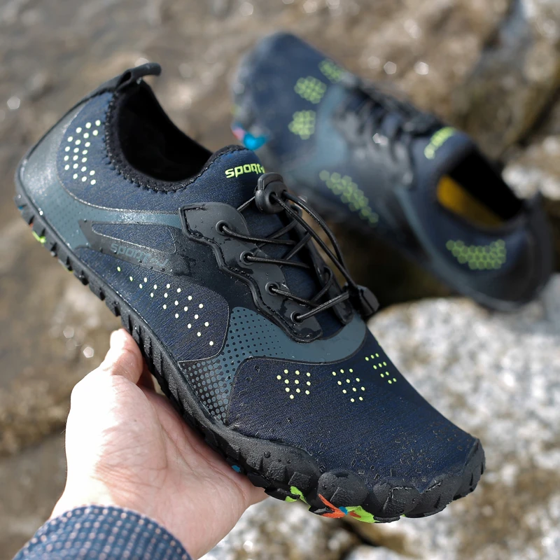 الصيف أحذية الرجال تنفس أكوا أحذية صنادل شاطئ الكبار النعال الرياضة المنبع أحذية النساء جوارب الغوص تنيس Masculino