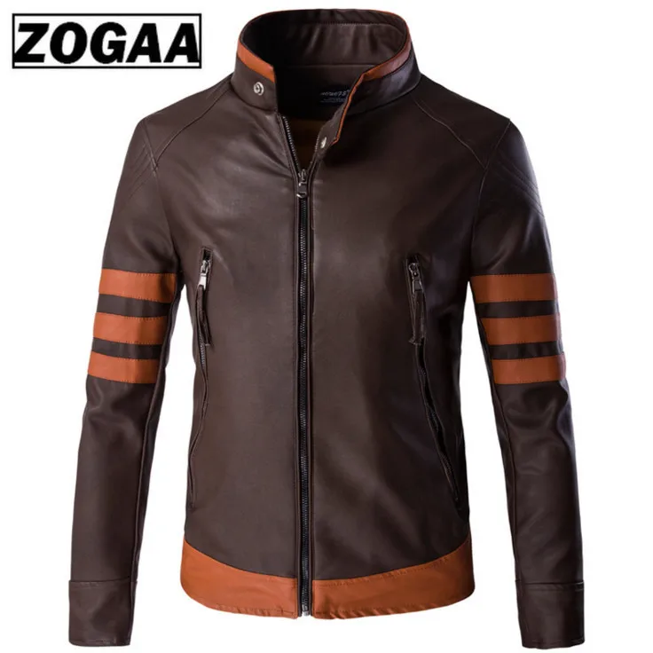 Big Size 5XL Men Leather Jackets New Arrival Stand Collar Motorcycle Leather Jackets and Coats Top Quality Comfortable Jacket