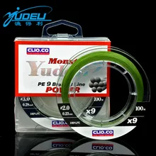 YUDELI оплетка Line100M 9 нитей плетеные Товары для рыбалки линия оборудования технология Multifilament PE линия Рыбалка на карпах персик